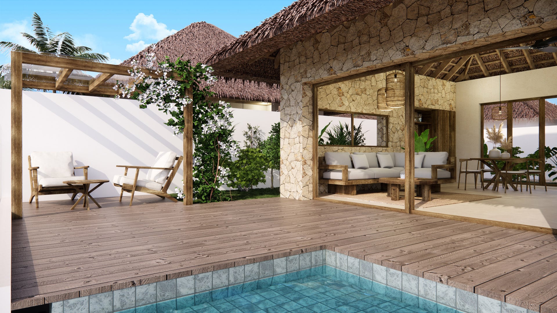 Kabisu Villa - Pool Deck